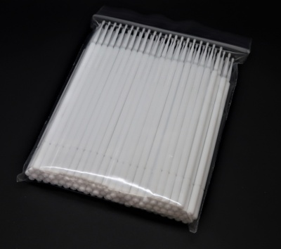 100 Micro Brush Disposable Micro Brush Applicators (NEW WHITE)